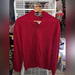 Great Red V sip sweater